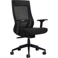 High-Back Weight-Sensing Synchro-Tilter, Mesh, Black Oxford Builders Supplies Inc
