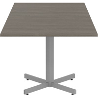 Table carr&eacute;e &agrave; hauteur r&eacute;glable Newland, 36" lo x 36" la x 29" h, Dessus de 1", Stratifi&eacute;, Brun Oxford Builders Supplies Inc