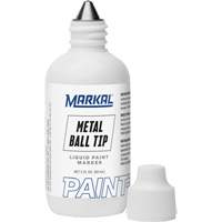 Marqueur Paint-Riter avec pointe en bille m&eacute;tallique, Liquide, Blanc Oxford Builders Supplies Inc