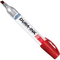 Marqueurs Dura-Ink - no 25 &agrave; pointe en feutre, Rouge, Pointe Ciseau Oxford Builders Supplies Inc