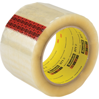 Scotch&reg; Box Sealing Tape 371, Hot Melt Adhesive, 1.9 mils, 36 mm (1-1/2") x 914 m (2998') Oxford Builders Supplies Inc
