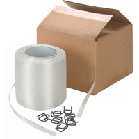 Bonded Cord Strapping, Polyester, 1/2" W x 750' L Oxford Builders Supplies Inc
