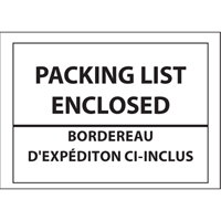 Packing List Envelopes, 4" L x 5" W, Backloading Style Oxford Builders Supplies Inc