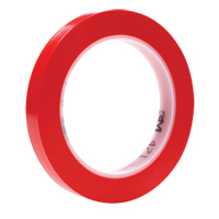 471 Vinyl Tape, 12 mm (1/2") W x 32.9 m (108') L, 5.3 mils, Red Oxford Builders Supplies Inc