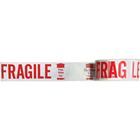 Bilingual Printed Tape – Fragile This Side Up , Red on White Oxford Builders Supplies Inc