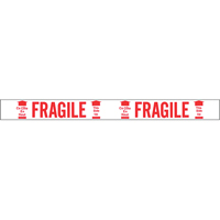 Bilingual Printed Tape – Fragile This Side Up , Red on White Oxford Builders Supplies Inc