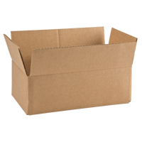 Boîte en carton ondul&eacute;, 12" lo x 6" la x 4" h, ondulations C Oxford Builders Supplies Inc