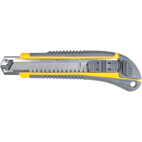 Knife ATK100, 18 mm, Carbon Steel, Rubber Handle Oxford Builders Supplies Inc