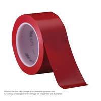 471 Vinyl Tape, 38 mm (1-1/2") W x 32.9 m (108') L, 5.3 mils, Red Oxford Builders Supplies Inc