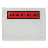 Pochette pour bordereau d'exp&eacute;dition, 4-1/2" lo x 5-1/2" la, Style Insertion par l'arri&egrave;re Oxford Builders Supplies Inc