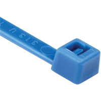 Attaches de c&acirc;bles s&eacute;rie T, Longueur 8", R&eacute;sistance &agrave; la traction 50 lb, Bleu Oxford Builders Supplies Inc