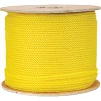 1/4" Braided Yellow Rope, Polypropylene, 1300' Oxford Builders Supplies Inc
