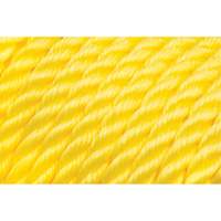 5/8" Braided Yellow Rope, Polypropylene, 200' Oxford Builders Supplies Inc