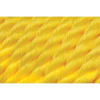 Braided Yellow Rope, Polypropylene, 300' Oxford Builders Supplies Inc