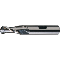 CLEVELAND Centre Cutting Ball Nose Single End Finishers, 3/4" Dia., 2 Flutes, High Speed Steel Oxford Builders Supplies Inc