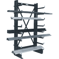 Single-sided Minitree&reg; Cantilever Rack, 36" W x 76-3/16" H Oxford Builders Supplies Inc