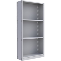 Interlok Shelving Unit, Steel, Boltless, 800 lbs. Capacity, 36" W x 76" H x 24" D Oxford Builders Supplies Inc