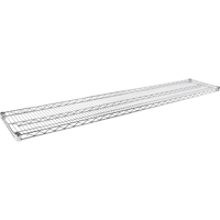 Tablette en treillis pour &eacute;tag&egrave;re robuste en treillis chromat&eacute;, 30" la x 18" p, Capacit&eacute; de 800 lb Oxford Builders Supplies Inc