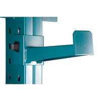 Rayonnage en porte-&agrave;-faux &agrave; barres - Charge l&eacute;g&egrave;re, Un c&ocirc;t&eacute;, Bras de 12", 75" h Oxford Builders Supplies Inc