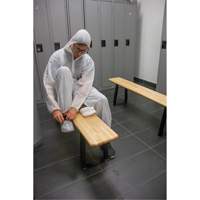 Banc pour vestiaire, Bois, 48" lo x 9-1/2" la x 16-1/2" h Oxford Builders Supplies Inc