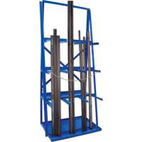 R&acirc;telier de rangement pour barre, Vertical, 3 Niveaux, 36" la x 24" p x 84" h, 3000 lb Cap. Oxford Builders Supplies Inc