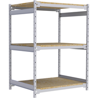 &eacute;tag&egrave;re-classeur de grande largeur, Acier, 3 Tablettes, 42" la x 32" p x 60" h Oxford Builders Supplies Inc