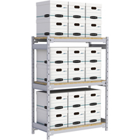 &eacute;tag&egrave;re-classeur de grande largeur, Acier, 3 Tablettes, 42" la x 18" p x 60" h Oxford Builders Supplies Inc