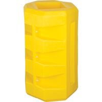 Protecteurs de colonne, Ouverture int&eacute;rieure 6-1/4" x 6-1/4", 23-1/2" lo x 23-1/2" la x 39-1/2" h, Jaune Oxford Builders Supplies Inc