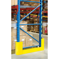 Protecteurs d'all&eacute;es de rayonnages, 3" la x 53" lo x 16" h, Jaune s&eacute;curit&eacute; OSHA Oxford Builders Supplies Inc