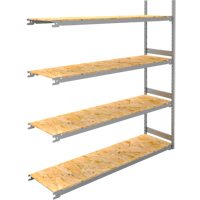 &eacute;tag&egrave;re-classeur de grande largeur, Acier, 4 Tablettes, 72" la x 18" p x 84" h, Ensemble Ajout Oxford Builders Supplies Inc