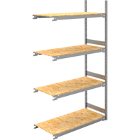 &eacute;tag&egrave;re-classeur de grande largeur, Acier, 4 Tablettes, 42" la x 18" p x 84" h, Ensemble Ajout Oxford Builders Supplies Inc