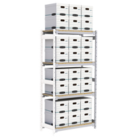 &eacute;tag&egrave;re-classeur de grande largeur, Acier, 4 Tablettes, 42" la x 18" p x 84" h, Ensemble Ajout Oxford Builders Supplies Inc