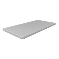 Slotted Angle Shelf, Galvanized Steel, 36" W x 18" D Oxford Builders Supplies Inc