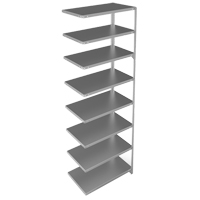 &eacute;l&eacute;ment de rayonnage, Acier galvanis&eacute;, Montant &agrave; fente, Capacit&eacute; 400 lb, 36" la x 96" h x 18" p Oxford Builders Supplies Inc