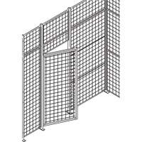 Porte basculante standard pour cloison en treillis m&eacute;tallique, 3' la x 7' h Oxford Builders Supplies Inc