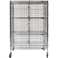 Security Cart, Chrome Plated, 48" x 69" x 24", 500 lbs. Capacity Oxford Builders Supplies Inc