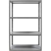 Heavy-Duty Shelving, Steel, Bolted, 3000 lbs. Capacity, 36" W x 72" H x 24" D Oxford Builders Supplies Inc