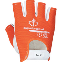 Vibrastop Half-Finger Vibration-Dampening Gloves, Size Large, Goatskin Palm Oxford Builders Supplies Inc