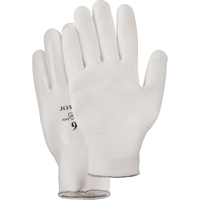 White Knit Palm Coated Gloves, Size Small/7, Polyurethane Coated, HPPE Shell, EN 388 Level 2 Oxford Builders Supplies Inc