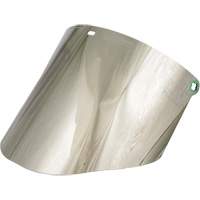 Molded Faceshield Window, Polycarbonate, Green Tint Oxford Builders Supplies Inc