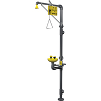 Corrosion-Resistant Emergency Shower & Eye/Face Wash Station Oxford Builders Supplies Inc