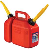 Combo Jerry Can Gasoline/Oil, 2.17 US Gal/8.25 L, Red, CSA Compliant/ULC Oxford Builders Supplies Inc