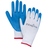 Natural Rubber Seamless Knit Coated Gloves, 7/Small, Rubber Latex Coating, 10 Gauge, Polyester/Cotton Shell Oxford Builders Supplies Inc