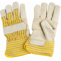 Gants d'ajusteur doubl&eacute;s pour l'hiver &agrave; paume renforc&eacute;e, T-Grand, Paume en Cuir fleur de vache, Doublure en Molleton de coton Oxford Builders Supplies Inc