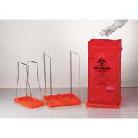 Clavies&reg; Bag Holders, Bio-Hazard, 14" L x 14" W Oxford Builders Supplies Inc