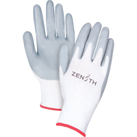Gants l&eacute;gers enduits et respirants, 7/Petit, R&ecirc;vetement Mousse de nitrile, Calibre 13, Enveloppe en Polyester Oxford Builders Supplies Inc