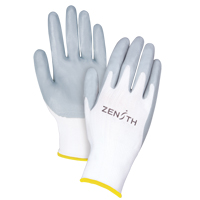 Gants l&eacute;gers enduits et respirants, 11/2T-Grand, R&ecirc;vetement Mousse de nitrile, Calibre 13, Enveloppe en Polyester Oxford Builders Supplies Inc