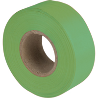 Flagging Tape, 1.1875" W x 150' L, Fluorescent Green Oxford Builders Supplies Inc