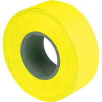 Flagging Tape, 1.2" W x 150' L, Fluorescent Yellow Oxford Builders Supplies Inc