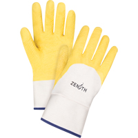 Coated Crinkle Finish Gloves, 10/X-Large, Rubber Latex Coating, Cotton Shell Oxford Builders Supplies Inc